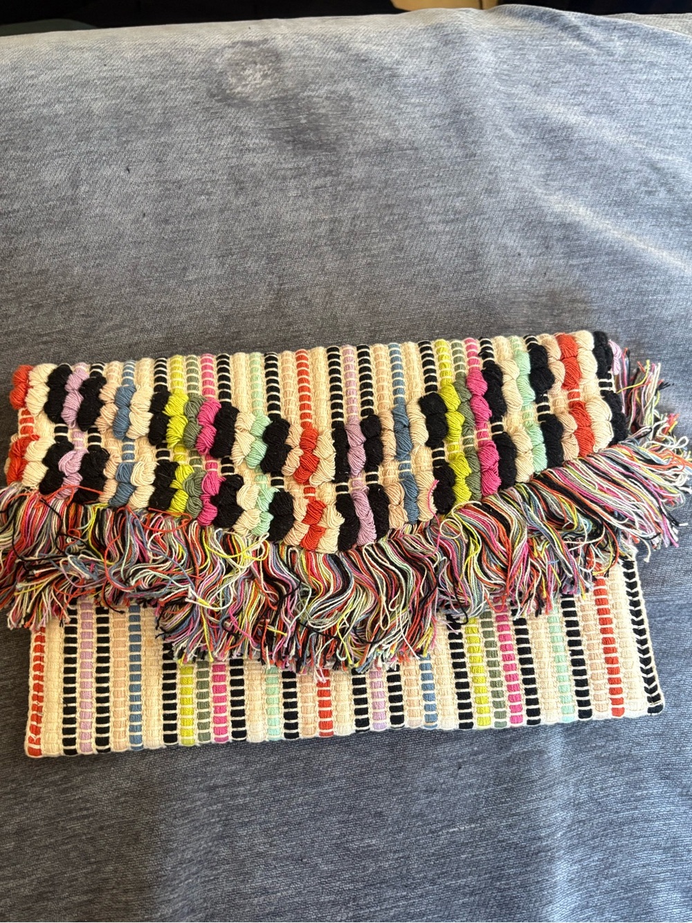 Stella & Dot Taj Fringe boho Clutch Women Bags